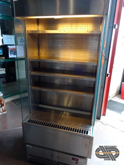 Vitrine verticale vitrine murale inox 88 cm - tecnodom Vulcano 60 INOX