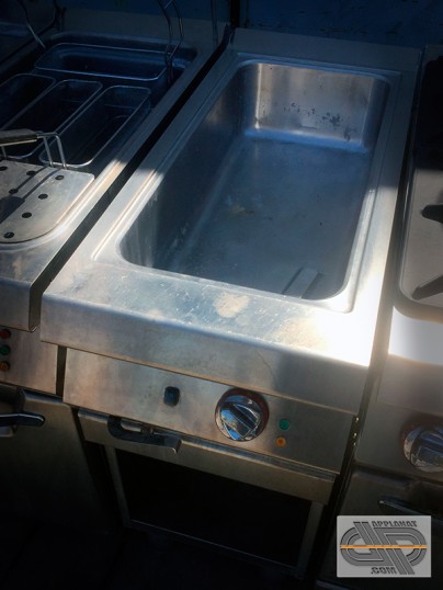 Bain Marie électrique sur coffre - Monophasé 220 Volts - 090BM1E ANGELO PO