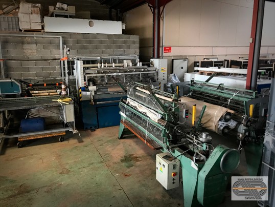 Ensemble de machines d'occasion pour industrie textile matelas literie