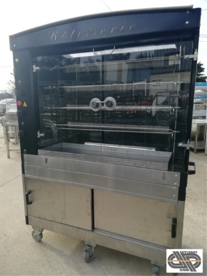 Rotissoire professionnelle gaz à broches doregril mac 4