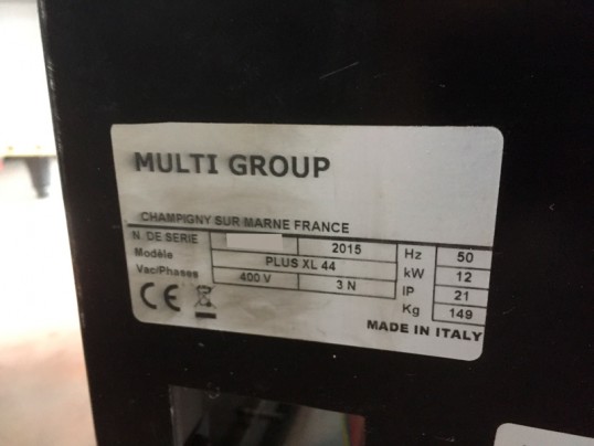 Plaque signalétique MULTI GROUP - PLUS XL44