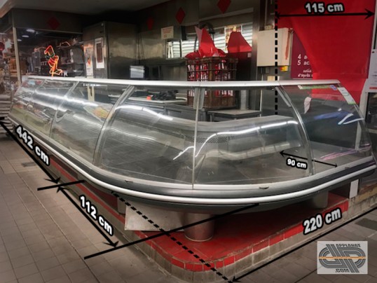 Vitrine  banques réfrigérées magasin boucherie charcuterue traiteur CRIOCABIN – EVOLUTION D