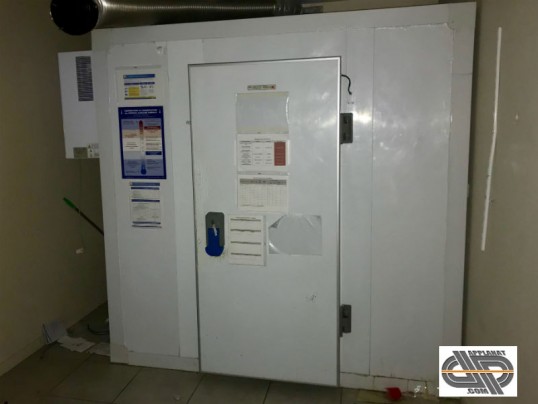 Mini chambre froide positive d'occasion SEDA DE RIGO 4,8 m3 à groupe monobloc 220 volts 