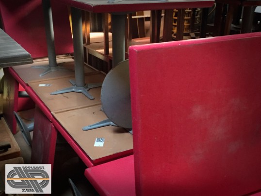 Lot de 24 tables d'occasion