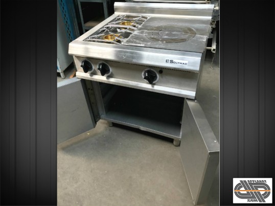 ourneau professionnel gaz pcdf 2 feux vifs solymac bourgeois occasion