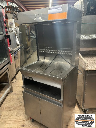 Meuble professionnel chauffant pour maintien au chaud des frites  