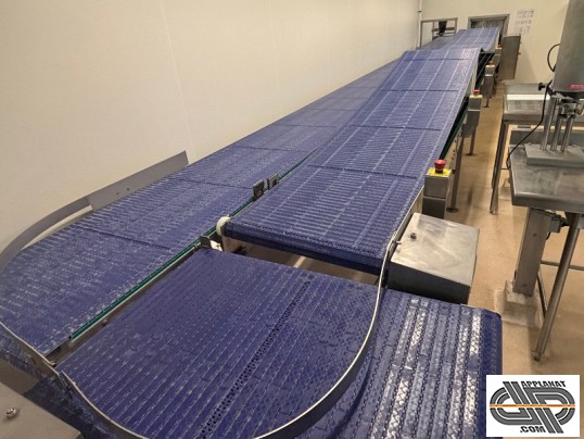 Tapis convoyeur modulaire d'industrie agroalimentaire d'occasion