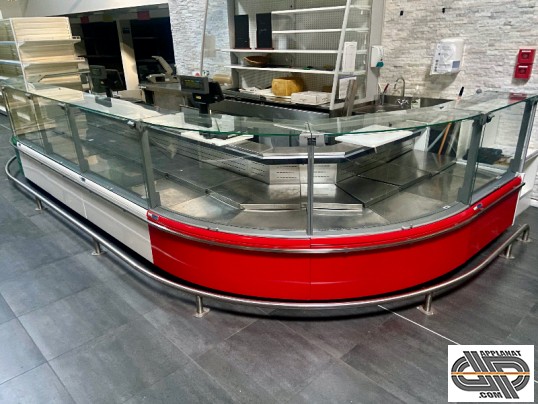 Vitrine pour viandes volailles d'occasion