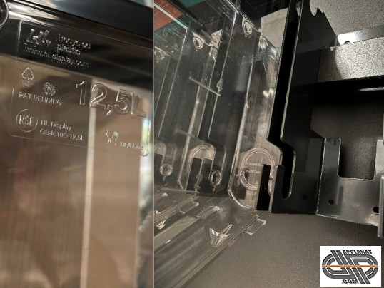 Détail sur le système d'accroche suspendue de silos à produits vrac HL DISPLAY , enplastique alimentaire BPA Free