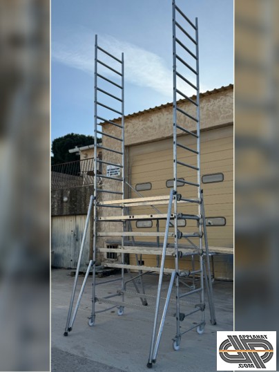 Echafaudage roulant aluminium professionnel