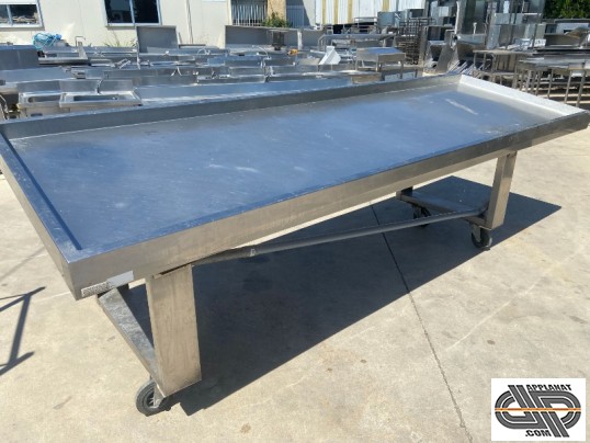 banc inox a poisson marque Tournus 3m45 par 1m10