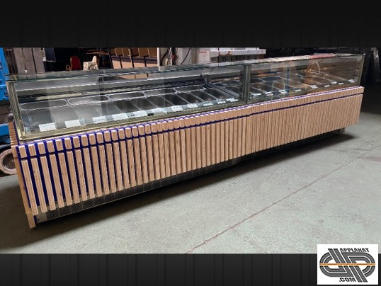 Vitrine refrigeree crème glacée occasion longueur 4m00 