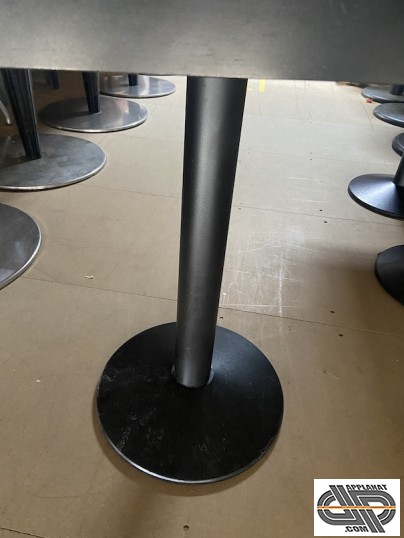 pied de table en fonte à base ronde