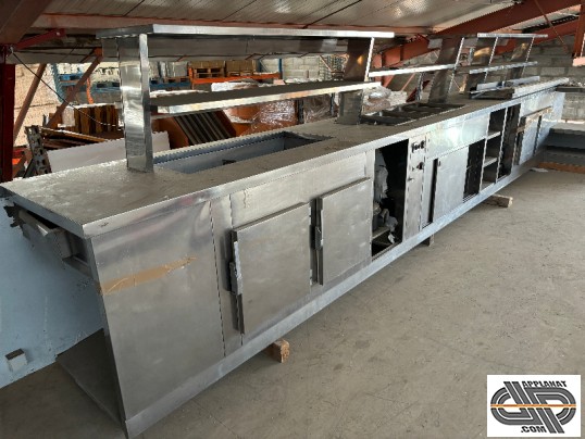 Grand meuble self-service de cafeteria d'occasion