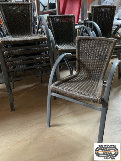 Fauteuils terrasse brasserie occasion