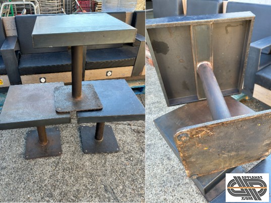 tables-basses-metal-acier-brut-occasion