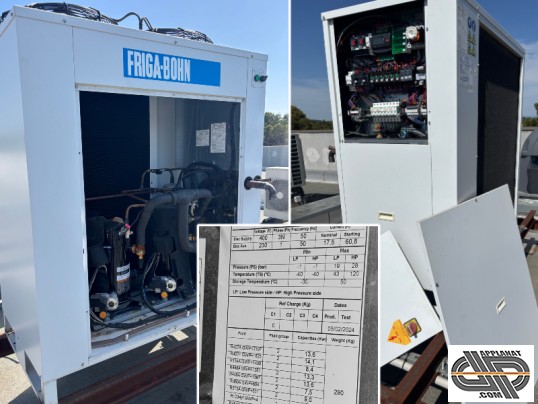 Groupe frigorifique LGL Refrigeration Duo CU MT029A – installation extérieure en toiture