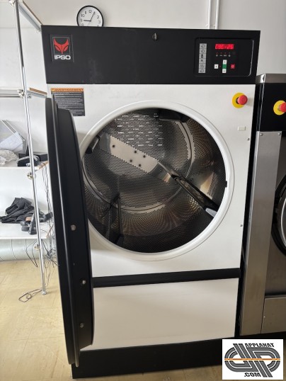 Sèche linge de pressing IPSO DR55S avec programmateur électronique et porte ouverte 