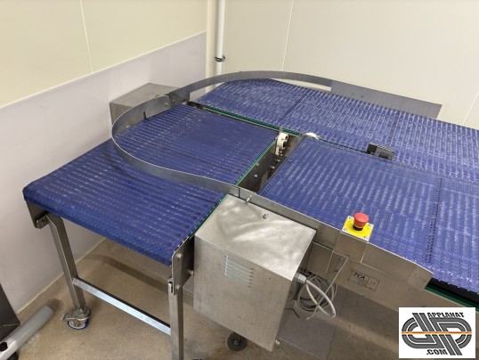 Tapis convoyeurs à bande modulaire d'industie agro alimentaire occasion
