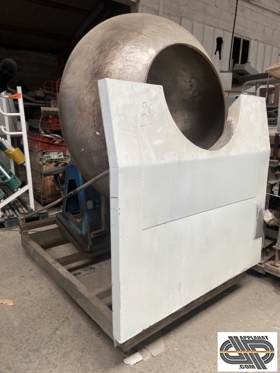 Turbine d'enrobage , torréfaction - Pralinière ≈ 60Kg occasion vue de devant