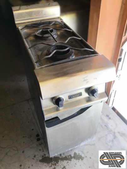 module 2 feux vifs de cuisine professionnelle  - gamme 900 CAPIC - à brûleurs volcan