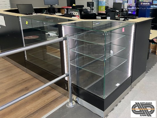Mobilier d'agencement de supermarché d'occasion