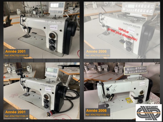 lot de machines à coudre professionnelles d'occasion à liquider