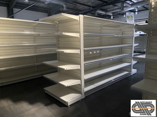 Liquidation gondole rayonnage supermarché occasion