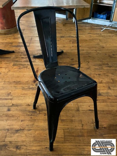 Chaises noires tolix occasion