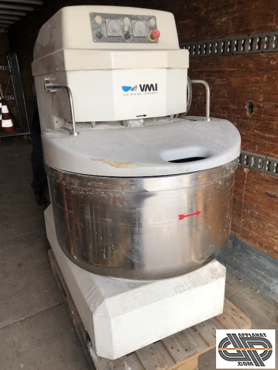 Pétrin spirale VMI - MAG ECO 160 d'occasion , capacité 160 Kg de pâte soit 100 Kg de farine 