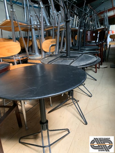 Lot-7-tables-café-plateau-rond-occasion-CHR