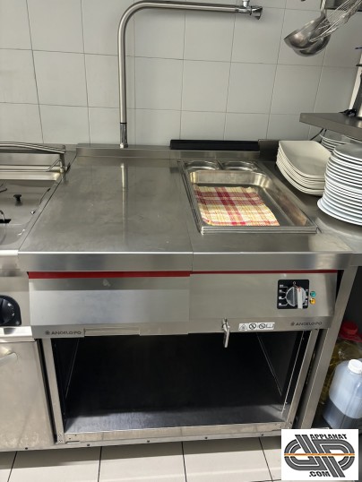 Ensemble bain-marie électrique professionnel d'occasion Angelopo gamme Icon 9000