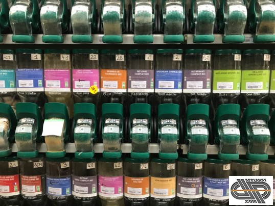 rayon vrac distributeurs à gravité new leaf 22 L - 5 gal
