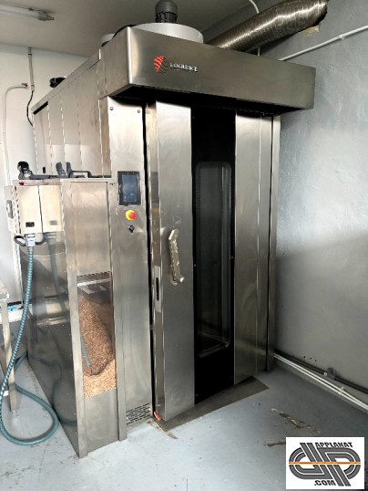 Four rotatif de boulangerie à granulés de bois d'occasion