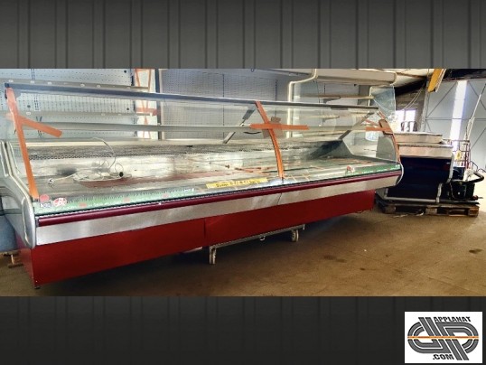 vitrine de boucherie 3m85 CRIOCABIN ERGO 100 d'occasion face avant
