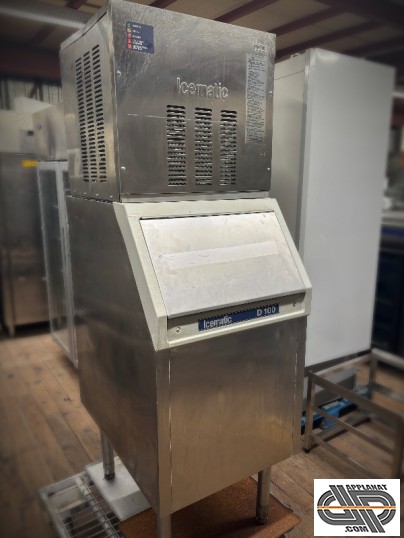 Tete production glace pailette 120 kg/24h Icematic F120 avec réserve