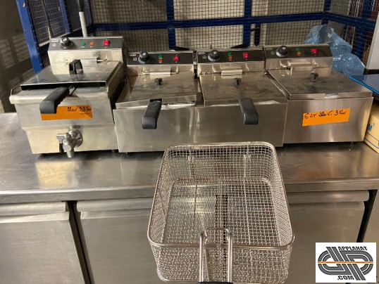 friteuses inox professionnelles electriques neuves 8 litres ou 6 litres