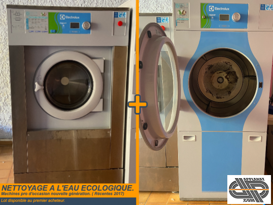 Machines pressing blanchisserie ecologiques electrolux lagoon occasion