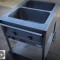 Chariot bain-marie 2 x GN 1/1 - BLANCO - SAW 2