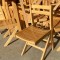 Lot de 47 chaises bois naturel 'appuis sur table'