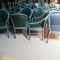 Lot 20 chaises de restaurant - structure verte bois