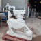 Dragon blanc sculpté à la main