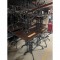 Lot 27 tables restaurant pieds fonte + 4 piètements +  Mobilier CHR style rétro
