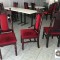 Déco thème Asie : petit lot de 11 chaises de restaurant 