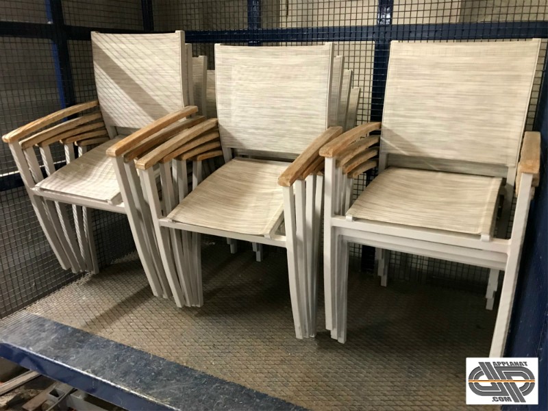 Petit lot de 14 chaises bridges de terrasse  IKONE occasion  VENDU